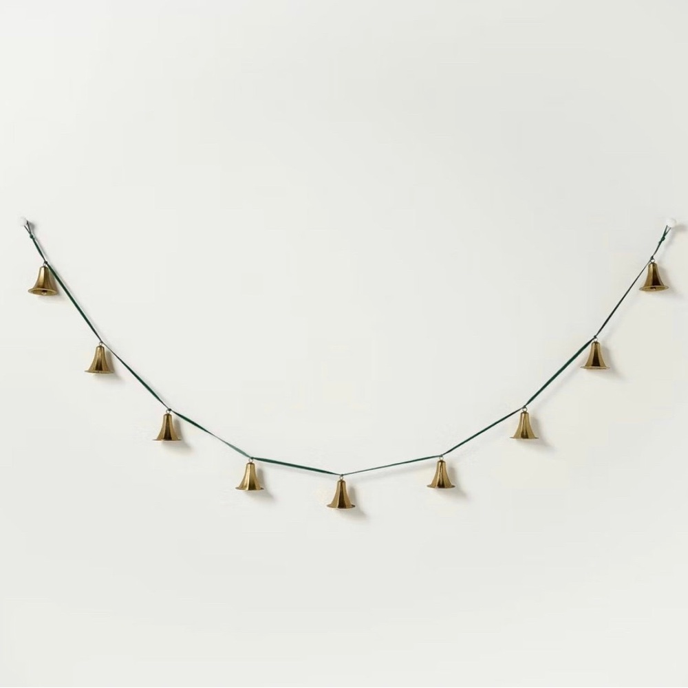 Brass Bell Garland with Velvet Ribbon - Hearth & Hand™ with Magnolia